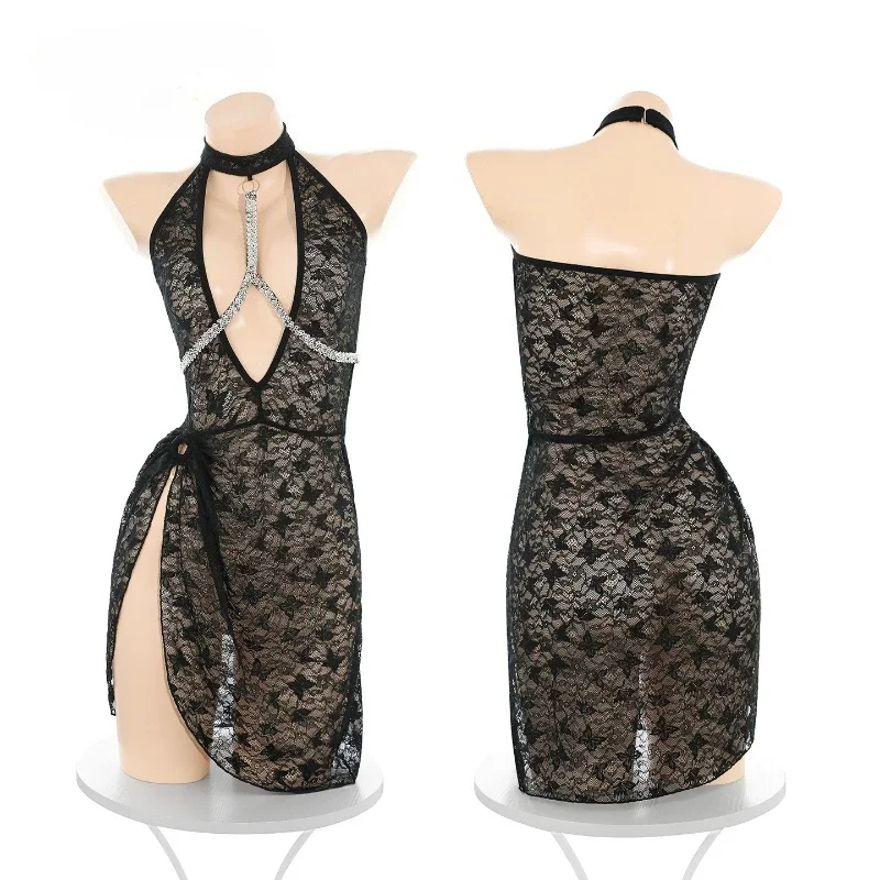 Babydoll Chemise Night - Robe de lingerie érotique en dentelle