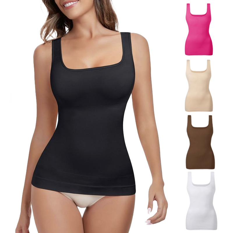 Shapewear Bodysuit Firm - Débardeur gainant sans coutures à col